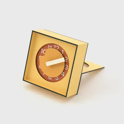 Clocks - Jikan Clock - Yellow - PAPER FOR PAPER