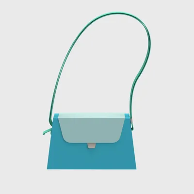Bags and totes - Kamibako Shoulder Bag - Green/Wasabi - PAPER FOR PAPER