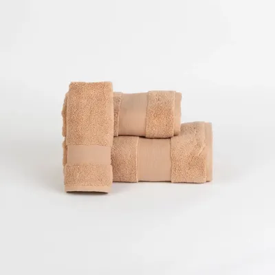 Serviettes de bain - Serviette Petra 30/50cm, beige - DILIOS