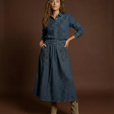 Prêt-à-porter - 110 . JUPE LONG ALIX - STELLA FOREST