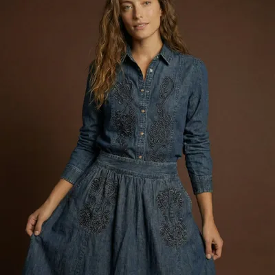 Prêt-à-porter - 110 . JUPE LONG ALIX - STELLA FOREST