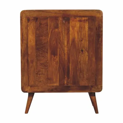 Buffets - Artisan Furniture Solid Wood Armoire Nordic Charm incurvée - ARTISAN FURNITURE