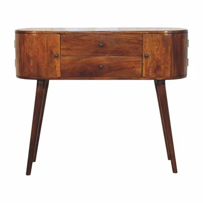 Consoles - Artisan Furniture Solid Wood Console en châtaignier Grove - ARTISAN FURNITURE