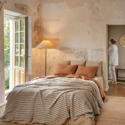 Linge de lit - Couverture gaufrée rayée - MAGICLINEN