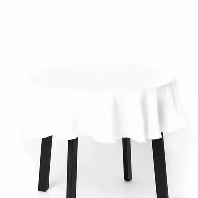 Nappes - Nappe ronde en lin blanche - MAGICLINEN