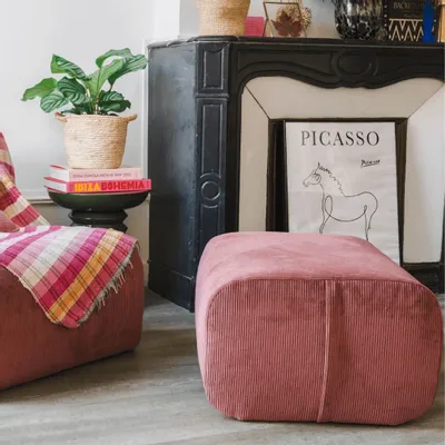Poufs - Pouf modulable POP (bordeaux) - MAISON JEUDI