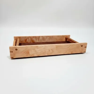 Storage boxes - Handmade Tray - MOCHA - GIUSEPPE DEEPAK BENTI