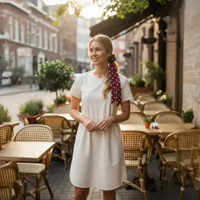 Hair accessories - Tutti-frutti Pea scrunchie - MAISON FITZGERALD