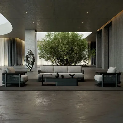 Canapés de jardin - Ensemble de salon Alvo - SNOC