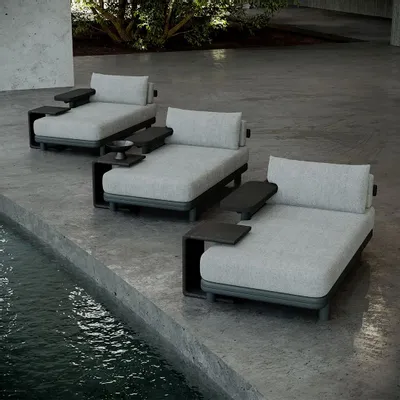 Transats - Module de chaises longues Alvo - SNOC