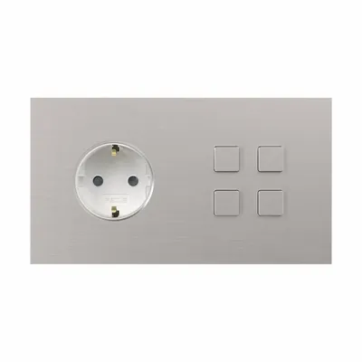 Recessed lighting - LIGHT AND BUTTON | SQUARE BUTTON - FEDE