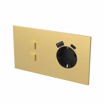 Recessed lighting - LIGHT AND BUTTON | SQUARE BUTTON - FEDE