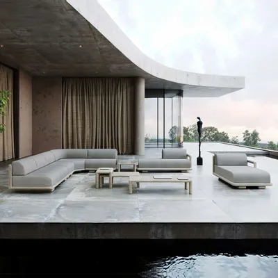 Canapés de jardin - Kit modulaire Caleo - SNOC