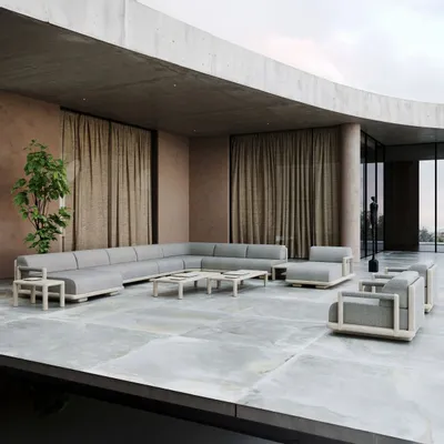 Canapés de jardin - Kit modulaire Caleo - SNOC