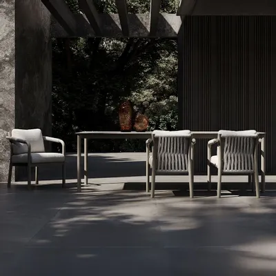 Lawn tables - Lorvain Dining Set for 8 - SNOC