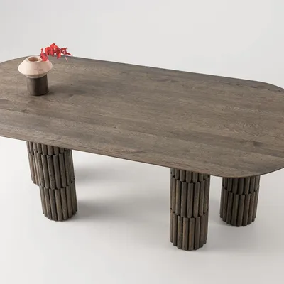 Dining Tables - EON | Sculptural Wooden Dining Table - TIVOLI