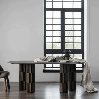 Dining Tables - EON | Sculptural Wooden Dining Table - TIVOLI