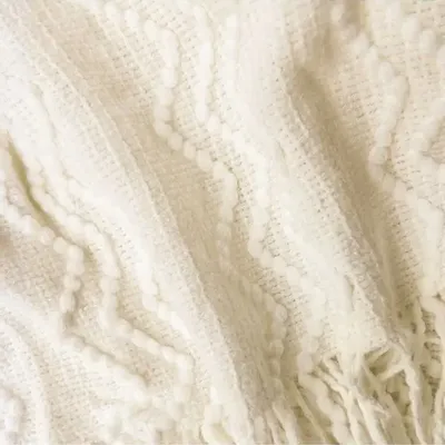 Throw blankets - Blanket Marilyn ,130x170cm,Ecru - DILIOS