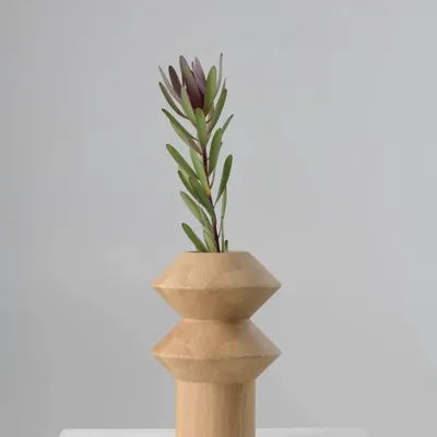 Hotel bedrooms - MODULA OAK | Tectonic Wooden Vases - TIVOLI