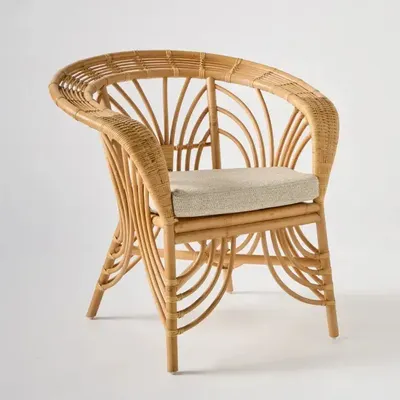 Armchairs - SHANGHAI rattan armchair - KOK MAISON