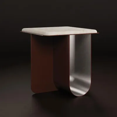 Autres tables  - Table d'appoint Bowery fabriquée à la main au Portugal par Porus Studi - PORUS STUDIO