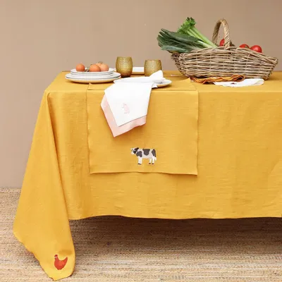 Linge de table textile - Nappe en lin | FATTORIA - GIARDINO SEGRETO