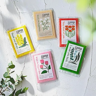 Ustensiles de cuisine - Éponge - collection FLOWER LABEL Sponge / DAINICHI - ABINGPLUS