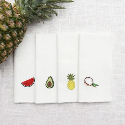 Linge de table textile - Serviette en lin | FRUTTA - GIARDINO SEGRETO