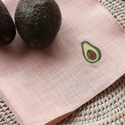 Linge de table textile - Napperon en lin | FRUTTA - GIARDINO SEGRETO
