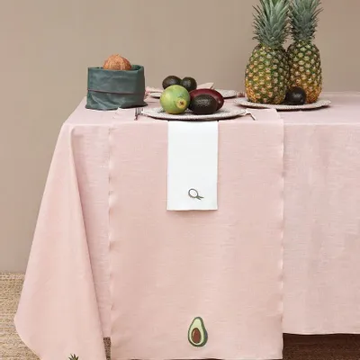 Linge de table textile - Nappe en lin | FRUTTA - GIARDINO SEGRETO