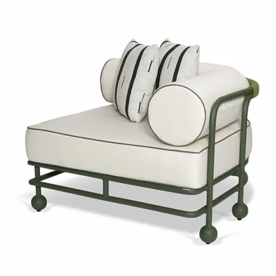 Lawn sofas   - Lento right-hand side modular sofa - FJAKA FURNITURE