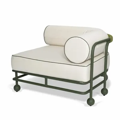 Lawn sofas   - Lento right-hand side modular sofa - FJAKA FURNITURE