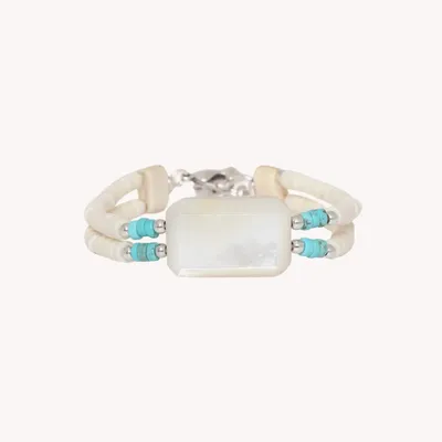 Bijoux - Bracelet ajustable 2 rangs - Milos - NATURE BIJOUX