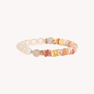 Jewelry - Duo stretch bracelet - Spiaggia Rosa - NATURE BIJOUX