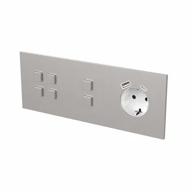 Recessed lighting - LIGHT AND BUTTON | SQUARE BUTTON - FEDE