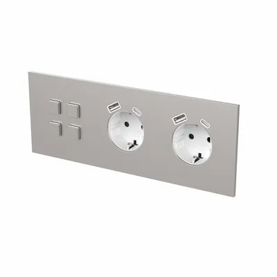 Recessed lighting - LIGHT AND BUTTON | SQUARE BUTTON - FEDE