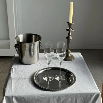 Decorative objects - Vintage H19 silver plated champagne bucket - OFFICE OBJETS