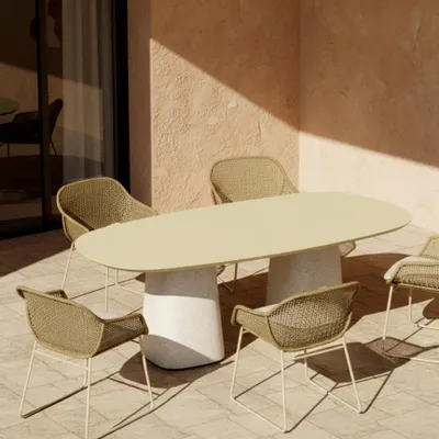 Lawn tables - Belugia table 220 cm - EMPREINTE DU TEMPS