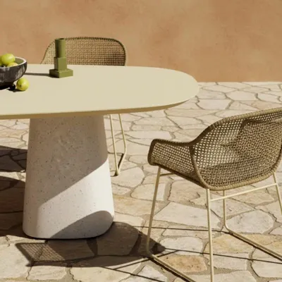 Lawn chairs - Evora chair - EMPREINTE DU TEMPS