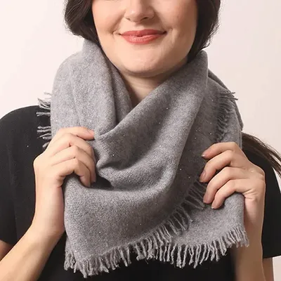 Scarves - Diamond Yarn Cashmere Scarf - PASHMA
