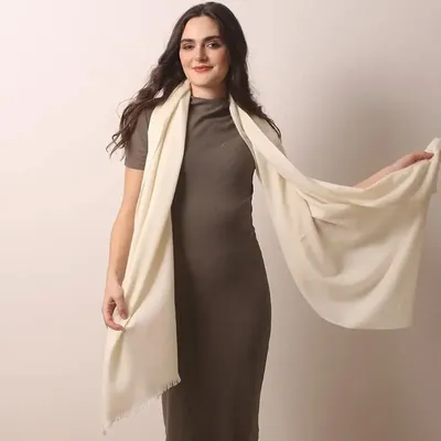 Foulards et écharpes - Écharpe feutrée en pur cachemire - PASHMA