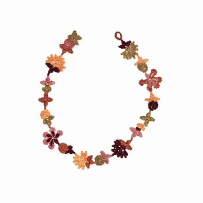 Jewelry - LACE CHOKER NECKLACE, FLORAL PATTERN, BLOOM PATTERN. - KARAWAN AUTHENTIC