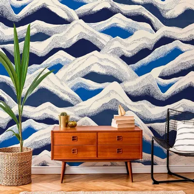 Tapestries - Panoramic wallpaper Everlasting Snow - LE PAPIERS DE NINON