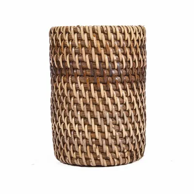 Bathroom storage - The Colonial Tooth Brush Holder - Natural Brown - BAZAR BIZAR LIVING