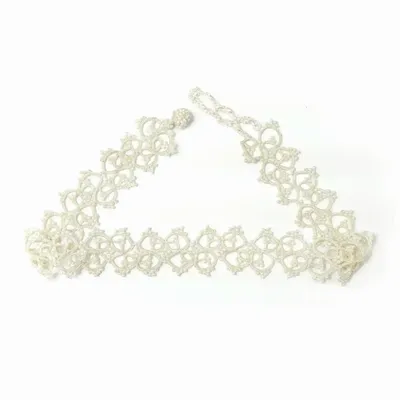 Jewelry - CHOKER CHOKER NECKLACE, LACE, HANDMADE - KARAWAN AUTHENTIC
