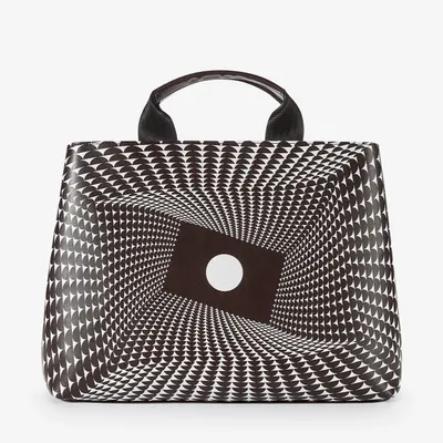 Sacs et cabas - SHOPPING BAG HORIZONTAL LARGE OPTICAL AW26 - 959NINEFIVENINE