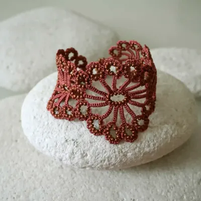 Jewelry - REFINED BRACELET IN LACE AND PEARLS, HAWA MODEL - KARAWAN AUTHENTIC