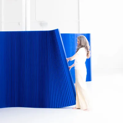 Office design and planning - paper softwall | flexible freestanding partition - MOLO