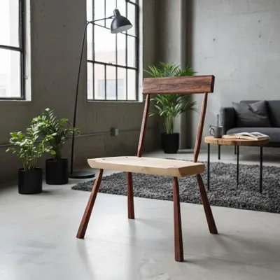 Chaises - Staked Chair : EMBRACE BETWEEN NORTH & SOUTH - GIUSEPPE DEEPAK BENTI