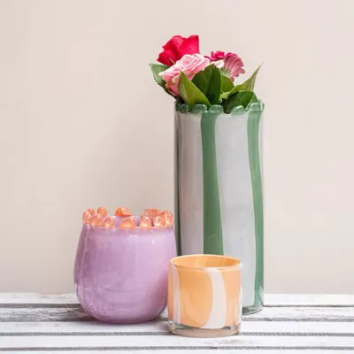 Objets de décoration - Vases et photophores collection Pearls - MAISON LILO